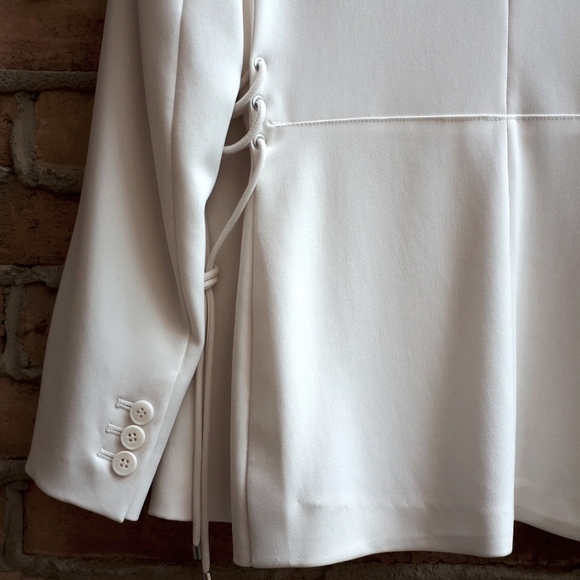 Theory Admiral Lace-Up Crepe Jacket - Picture 9 of 16